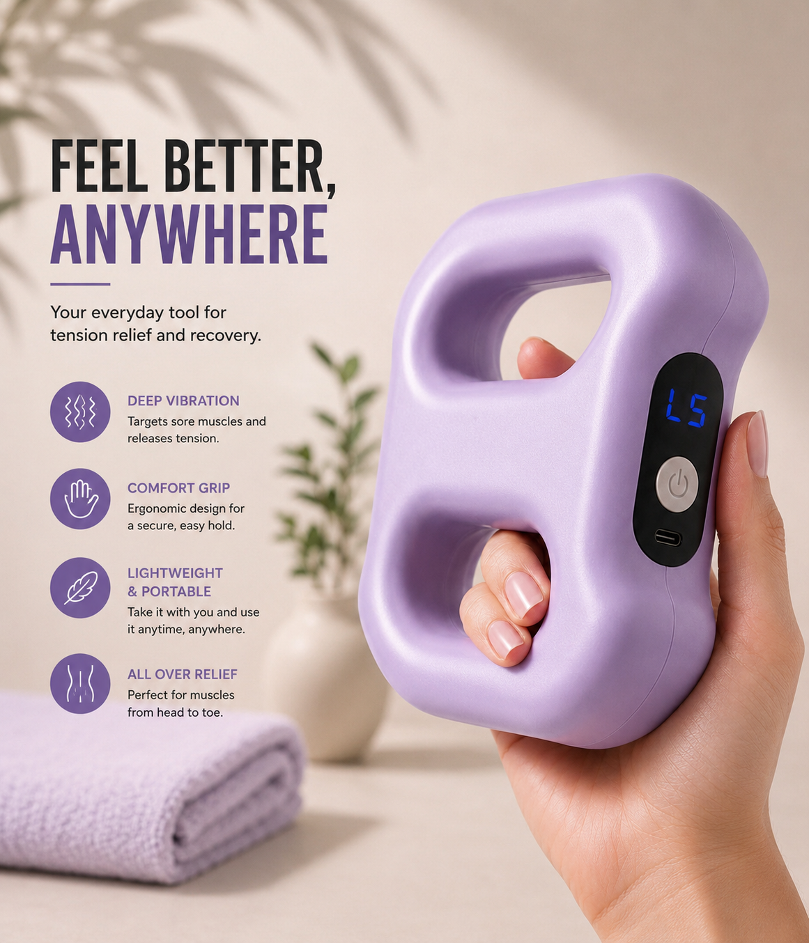 New Fascia Ring Massager Household Fascia Ring